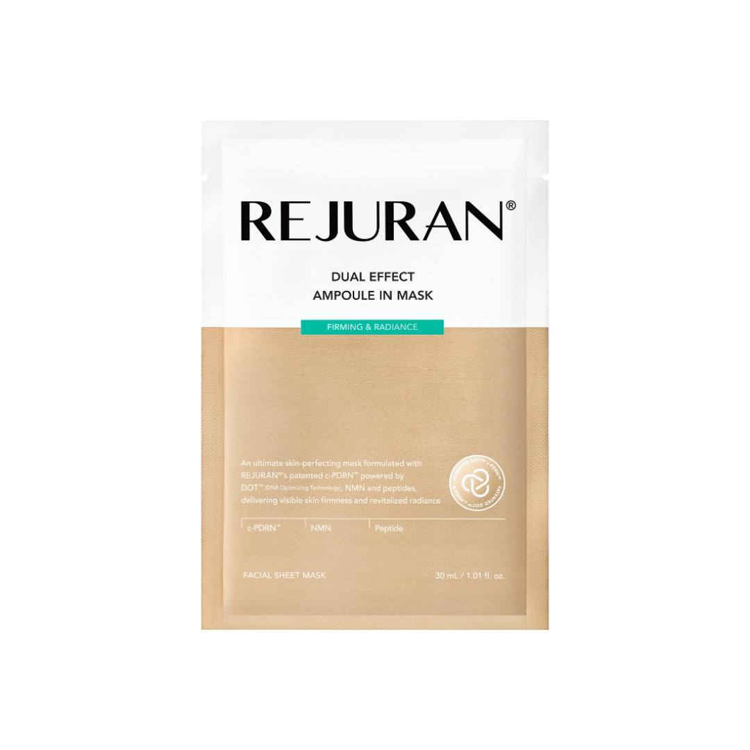 REJUAN 麗珠蘭 雙效逆齡水光精華面膜5片