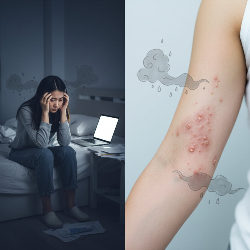 壓力性濕毒是什麼？為什麼在現代人身上越來越常見(示意圖)