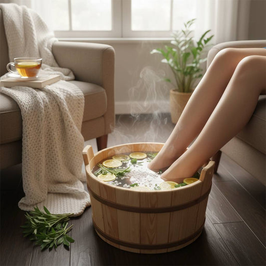 艾草泡腳與浸腳好處｜天然艾草功效＋養生方法全解析(示意圖)