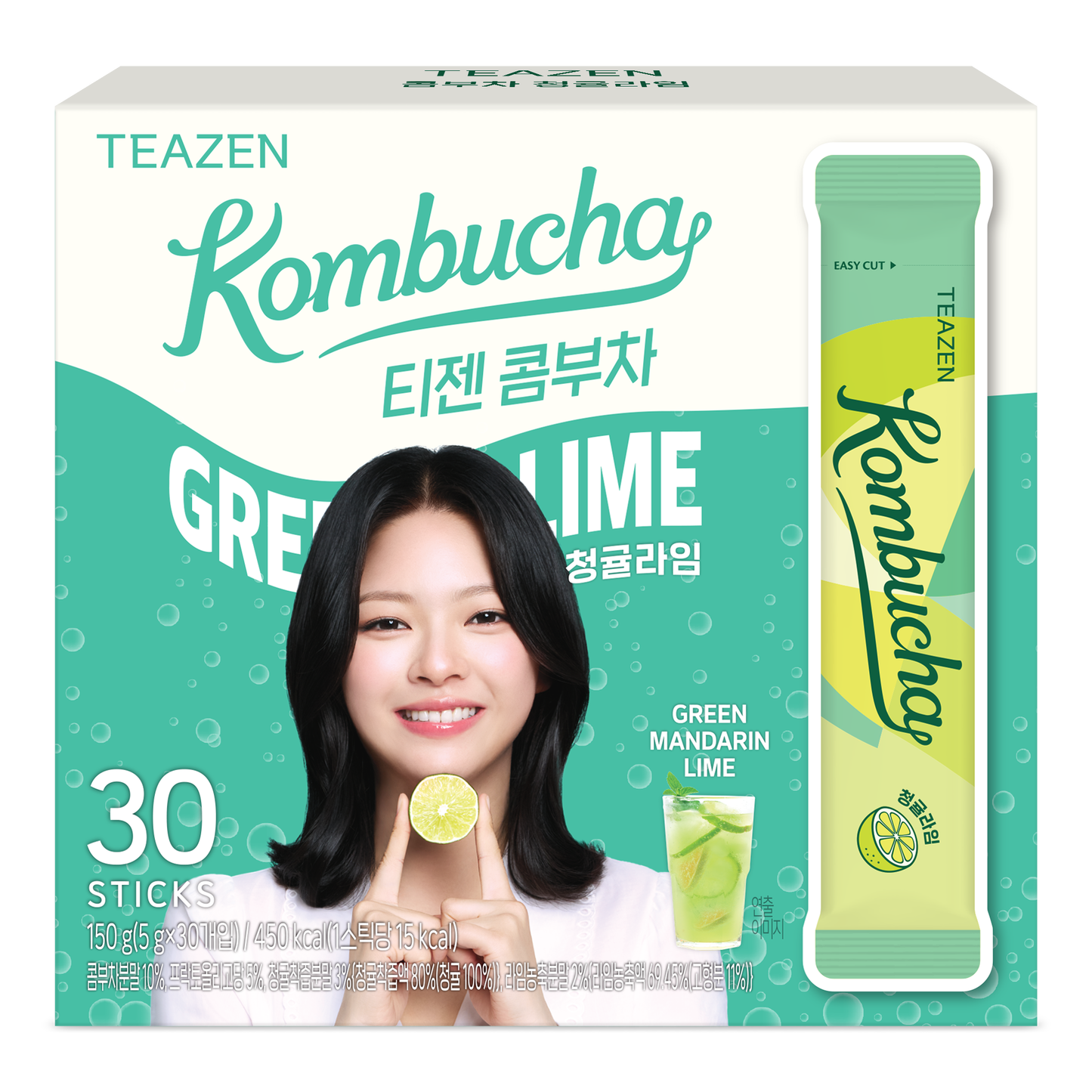 TEAZEN益生菌康普茶(青檸味) 30包 TWICE定延限定版