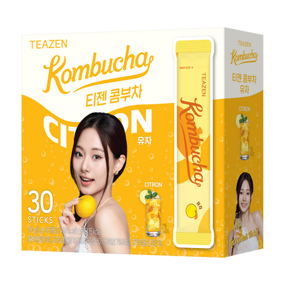 TEAZEN益生菌康普茶(柚子味) 30包 Twice 子瑜 限定版
