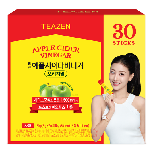 TEAZEN Apple Cider Vinegar 解脂瘦身蘋果醋 30條 Twice志效 限定版