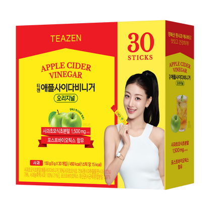 TEAZEN Apple Cider Vinegar 解脂瘦身蘋果醋 30條 Twice志效 限定版