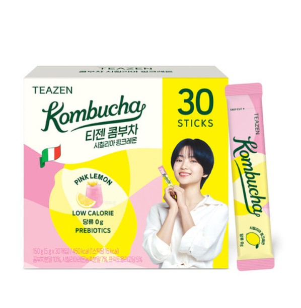 TEAZEN益生菌康普茶 (西西里檸檬柑橘味) 30包裝