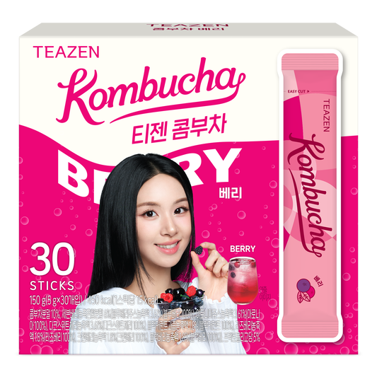 TEAZEN益生菌康普茶(雜莓味) 30包 Twice 彩瑛 限定版