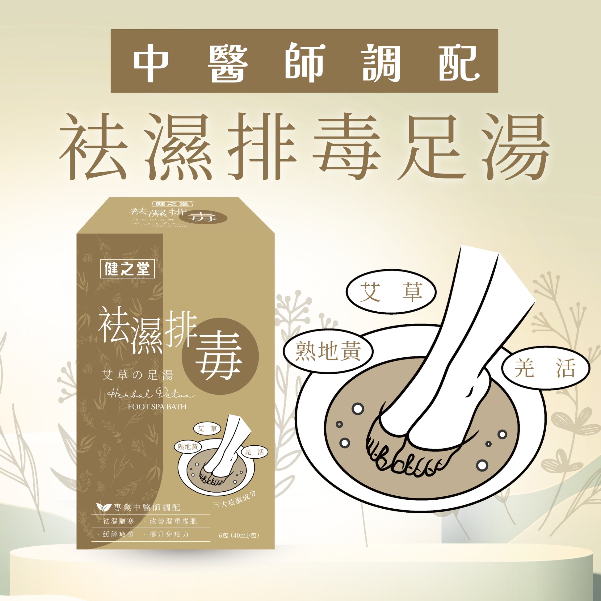 2025中醫師調配-袪濕排毒足湯