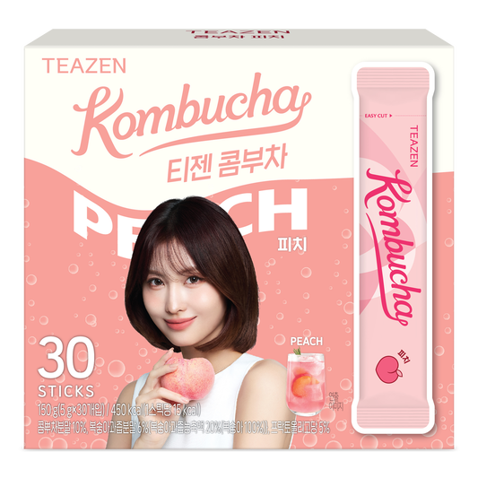 TEAZEN益生菌康普茶(水蜜桃味) 30包 Twice Momo限定版