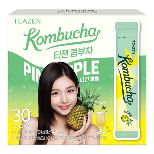 TEAZEN益生菌康普茶(菠蘿味) 30包 Twice娜璉 限定版
