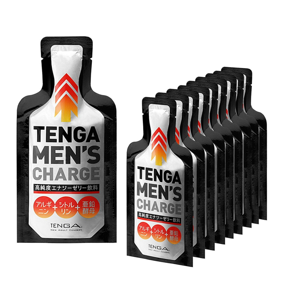 TENGA MEN'S CHARGE 男性專用高純度能量補充果凍 10包