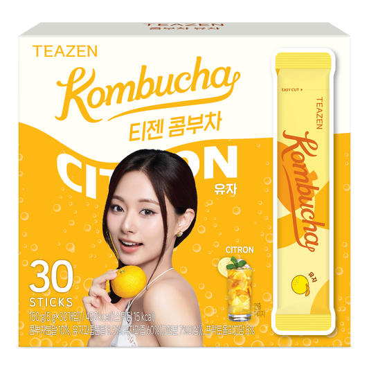 TEAZEN益生菌康普茶(柚子味) 30包 Twice 子瑜 限定版